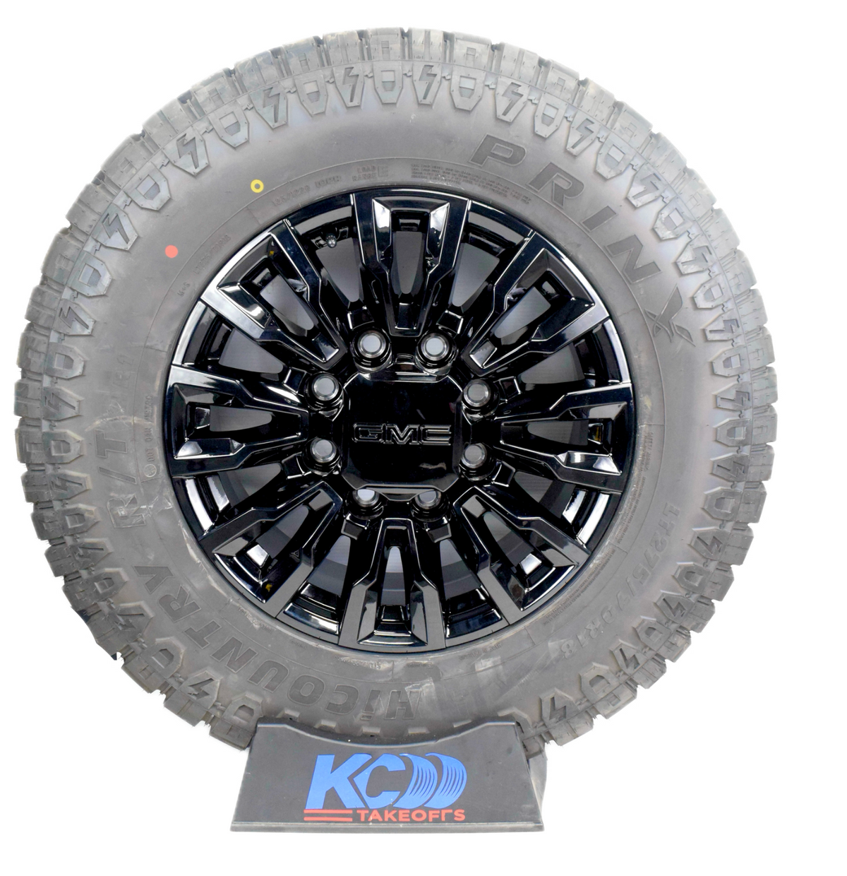 4 NEW 18” OEM  ALASKAN Gloss Black Wheels Rims GMC Sierra 2500 3500 2025 R/T