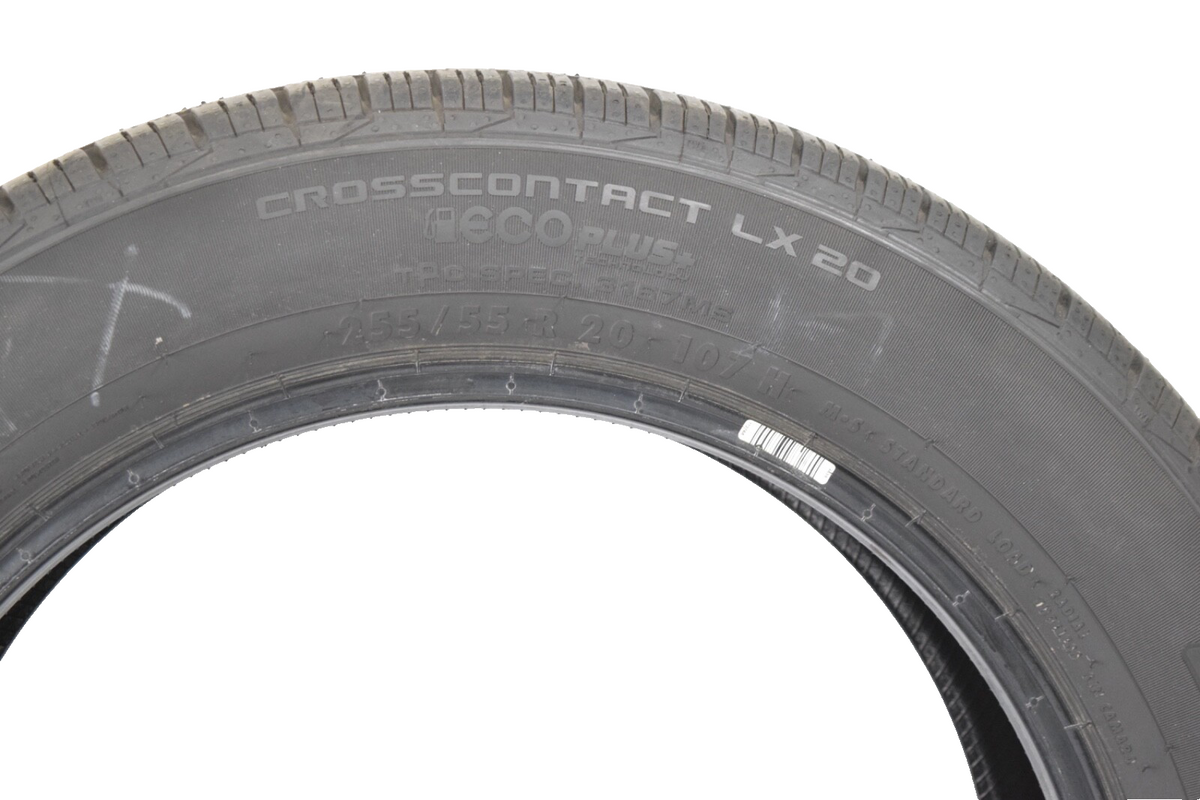 20" 4 Continental CrossContact LX20 Tires 255/55R20 All Season TAKE OFF TIRES