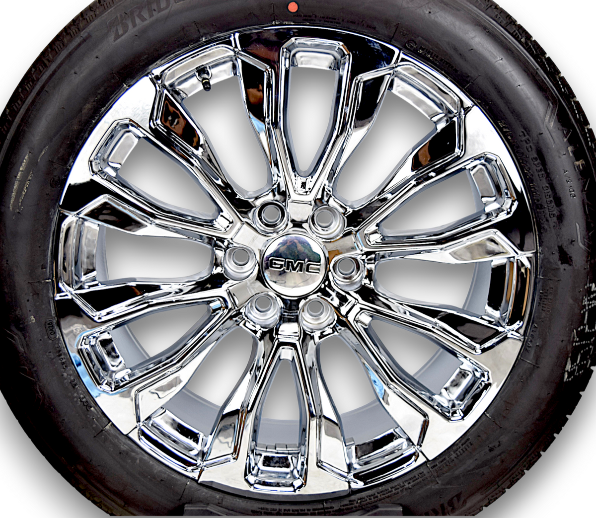 22" GMC Sierra Yukon Denali Chrome Replica Wheels Tires 275/50R22
