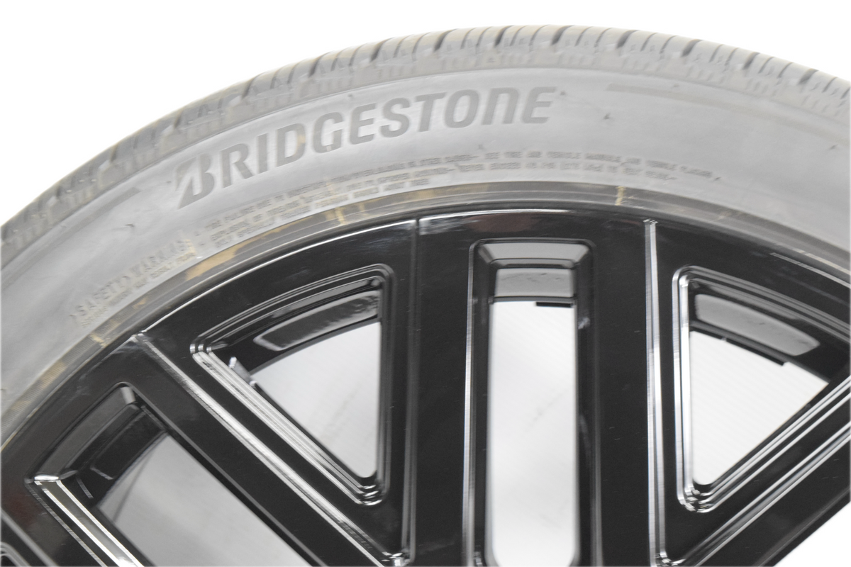 24" Chevy Silverado Tahoe Replica Gloss Black Wheels Rims Tires