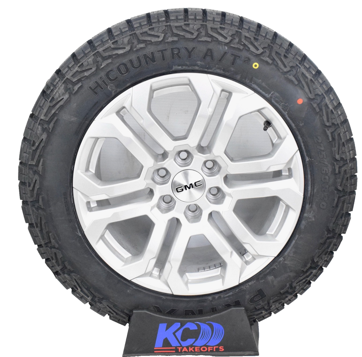 20" NEW GMC Sierra Yukon Silver OEM wheels rims tires Prinx A/T 275/60R20
