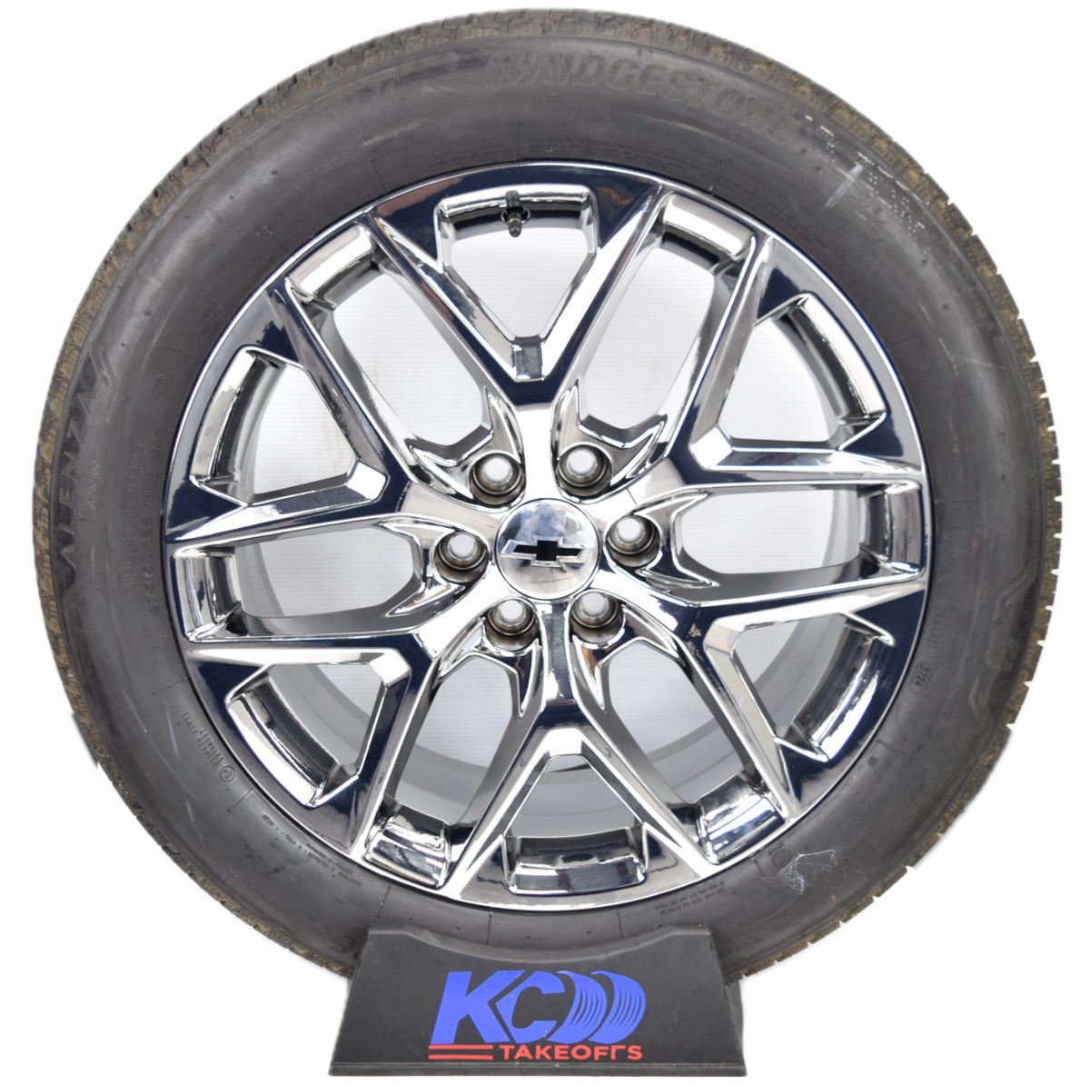 22" Chevy Silverado Tahoe Factory OEM Chrome  Snowflake Wheels Rims Tires 2025