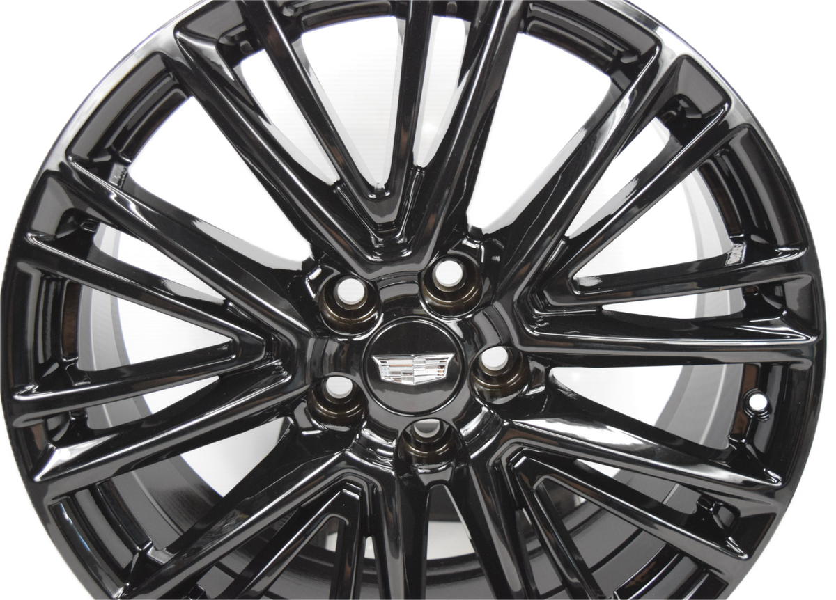 4 NEW 20" OEM Black Cadillac CT5 Wheels Rims 4843