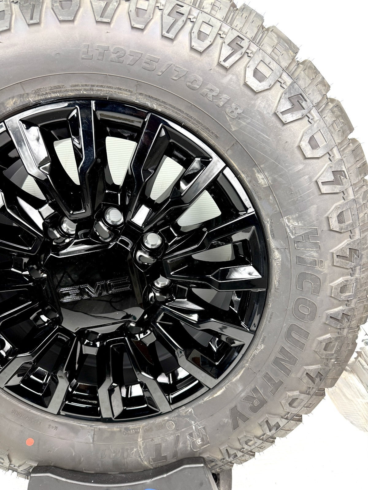 4 NEW 18” OEM  ALASKAN Gloss Black Wheels Rims GMC Sierra 2500 3500 2025 R/T
