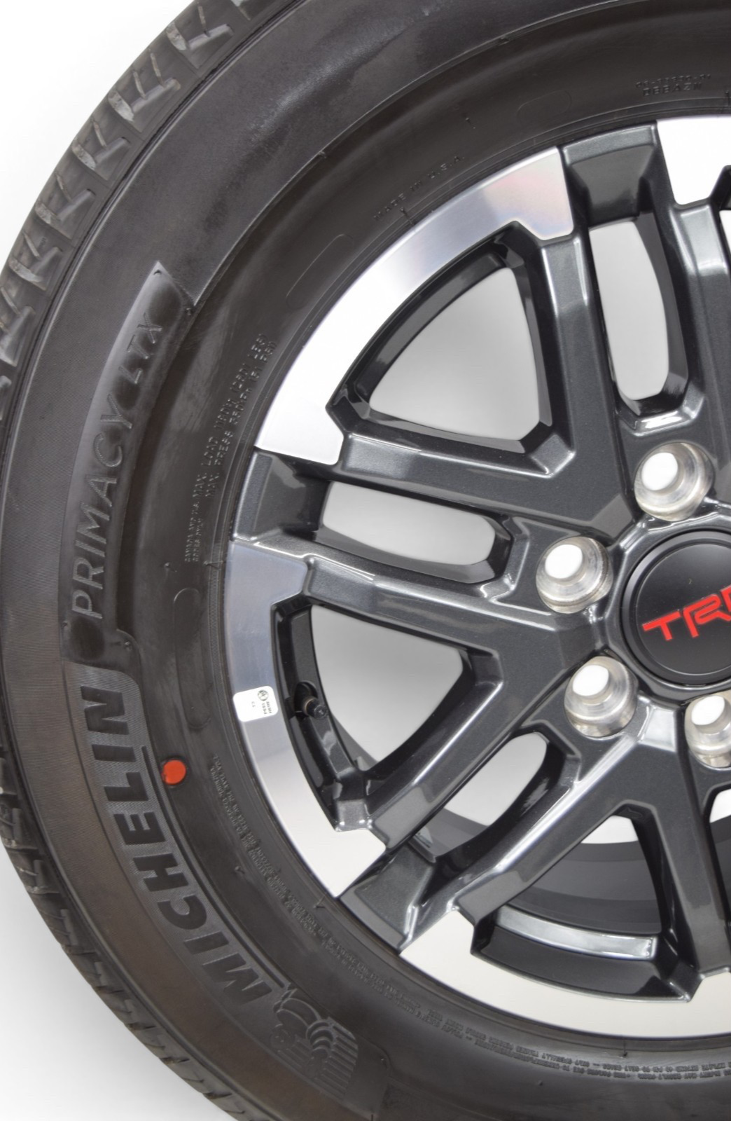 18" Toyota Tundra Sequoia 4Runner TRD OEM Gray Machin Wheels Rims Tires Michelin