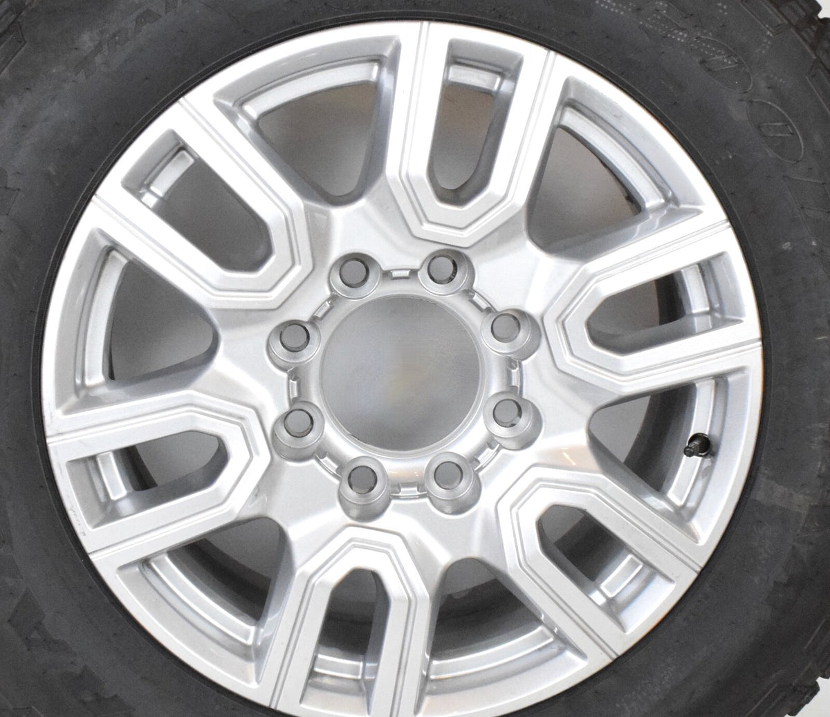 20" NEW  Chevy Silverado Silver 2500 3500 OEM wheels rims tires 2025