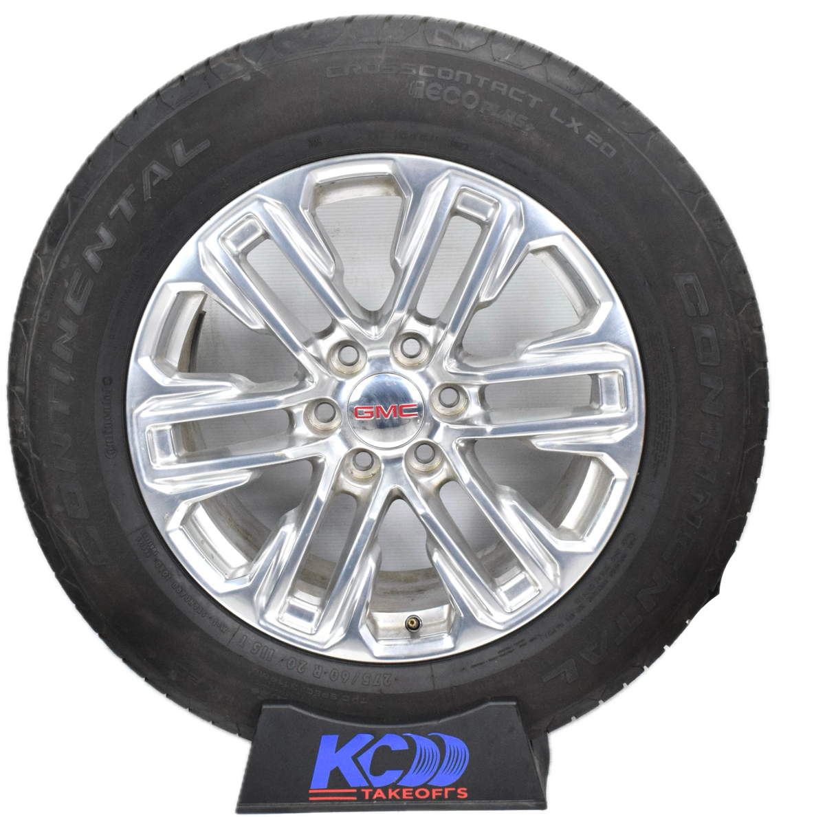 20" GMC Sierra Yukon Denali Polished Chevy Silverado OEM Wheel Rim Tire SINGLE