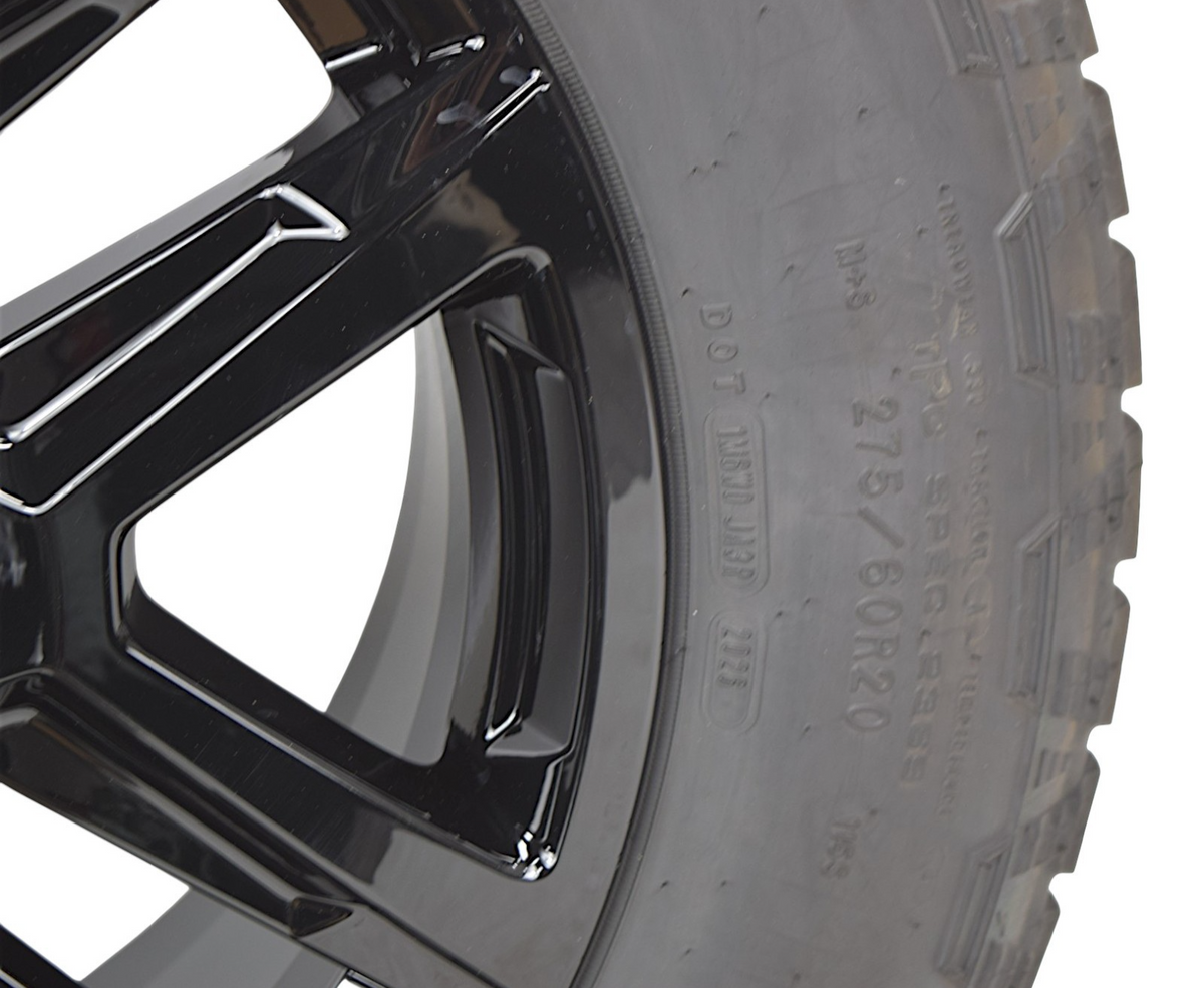 20" NEW CHEVY SILVERADO BLACK OEM TRAILBOSS WHEELS RIMS TIRES 2026