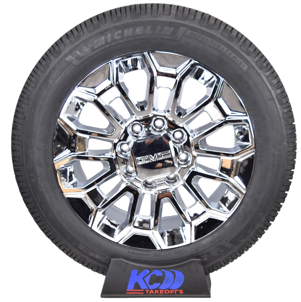 22” REPLICA Chrome GMC Sierra HD 2500 3500 Wheels Rims Tires 8x180 Michelin