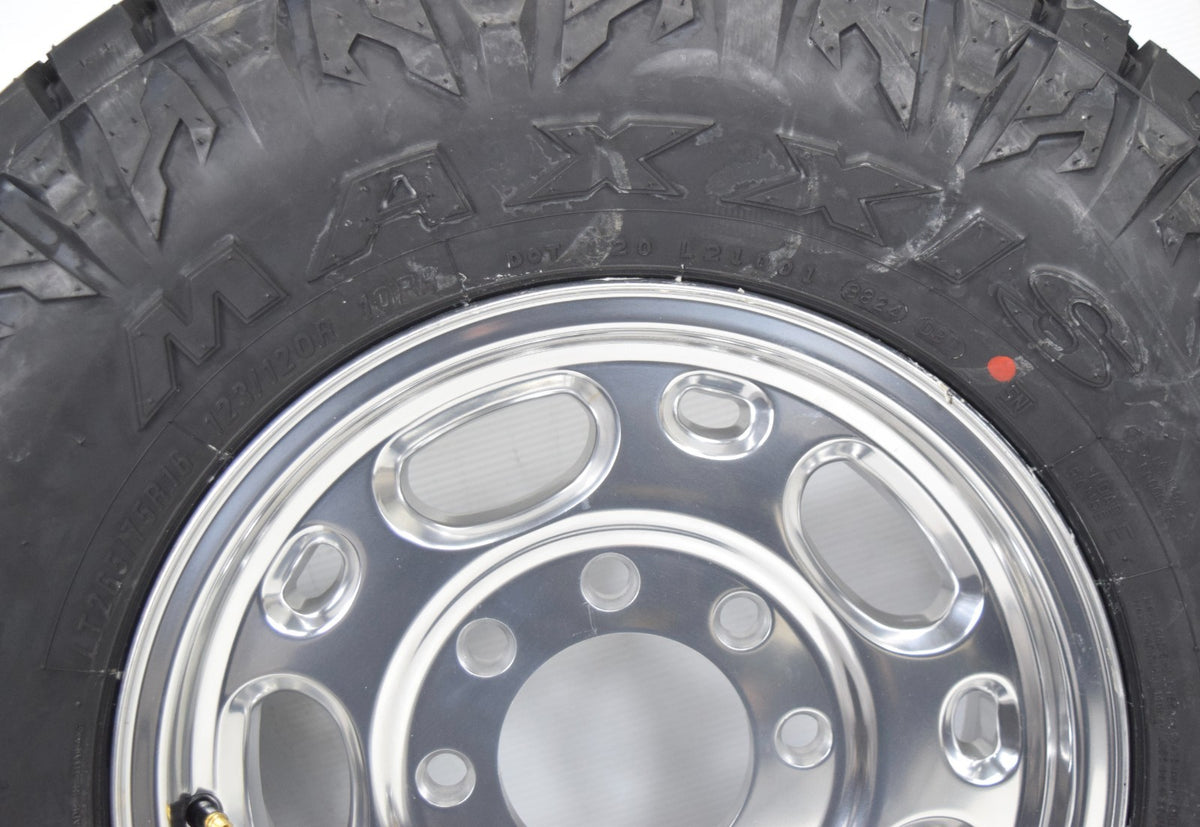 16" Chevy Silverado Suburban GMC Sierra Polished 8x165 Wheels Rims Tires