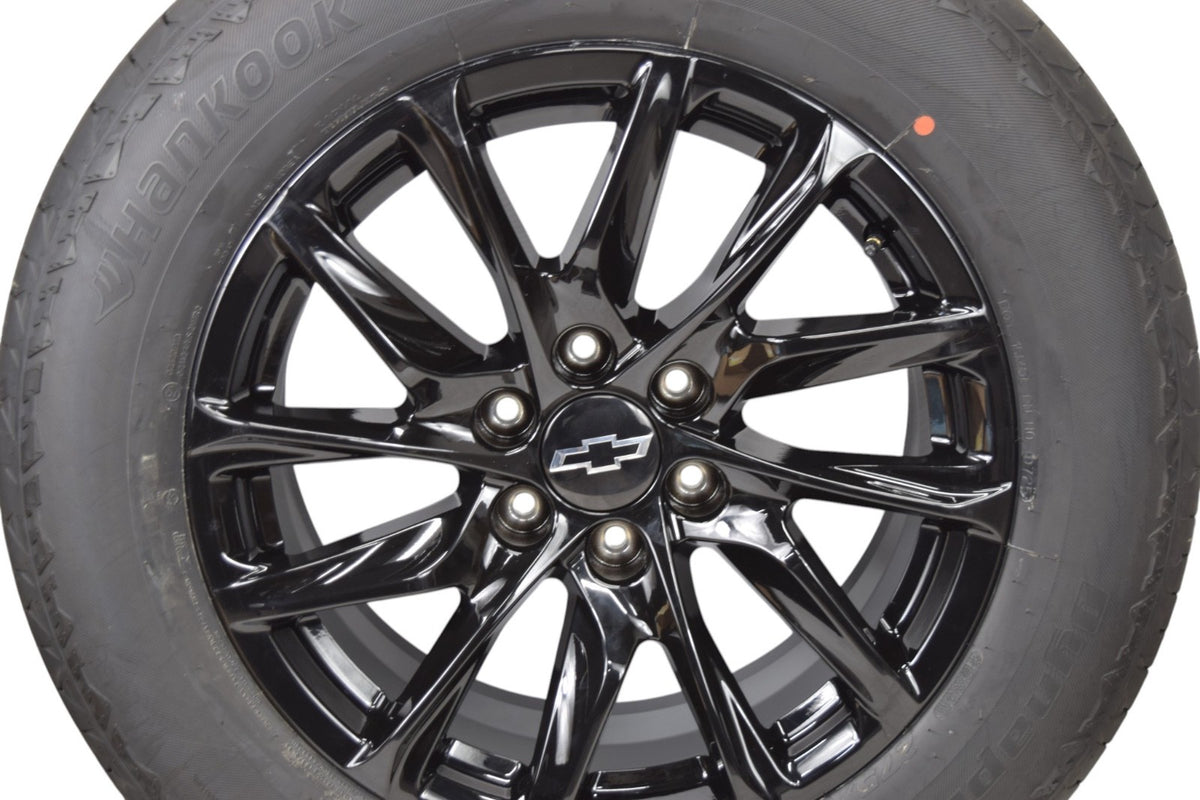 20" Chevy Silverado Tahoe Replica Wheels & Hankook Tires Gloss Black 6x139.7