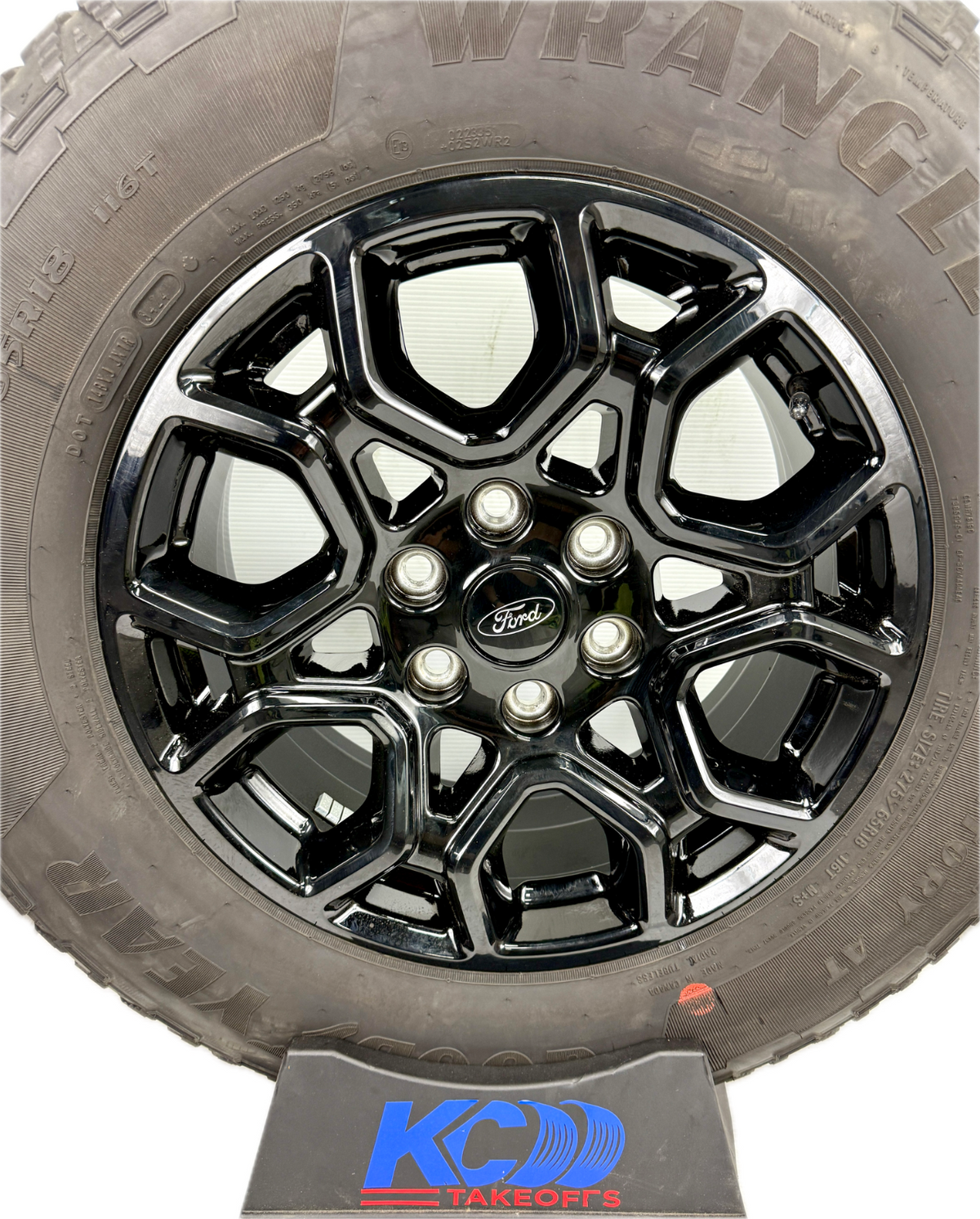 4 18" Ford F150 Black OEM Wheels Goodyear  275/65R18 Wheels Tires Rims 2026