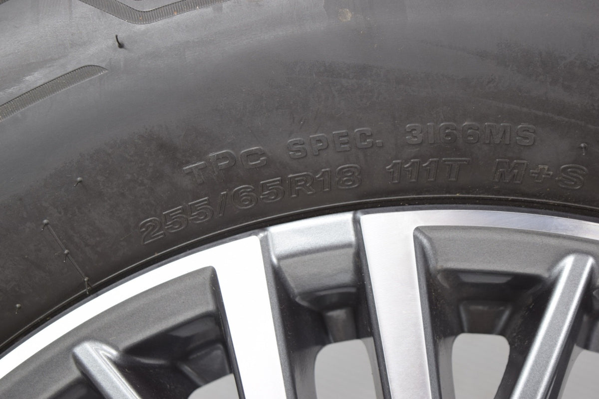 18” OEM Chevy Traverse GMC Acadia Buick Enclave Wheels Tires 255/65R18
