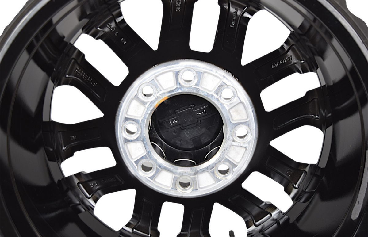 20" Chevy Silverado 2500 HD 3500 HD OEM Trailboss Gloss Black Wheels Rims Tires
