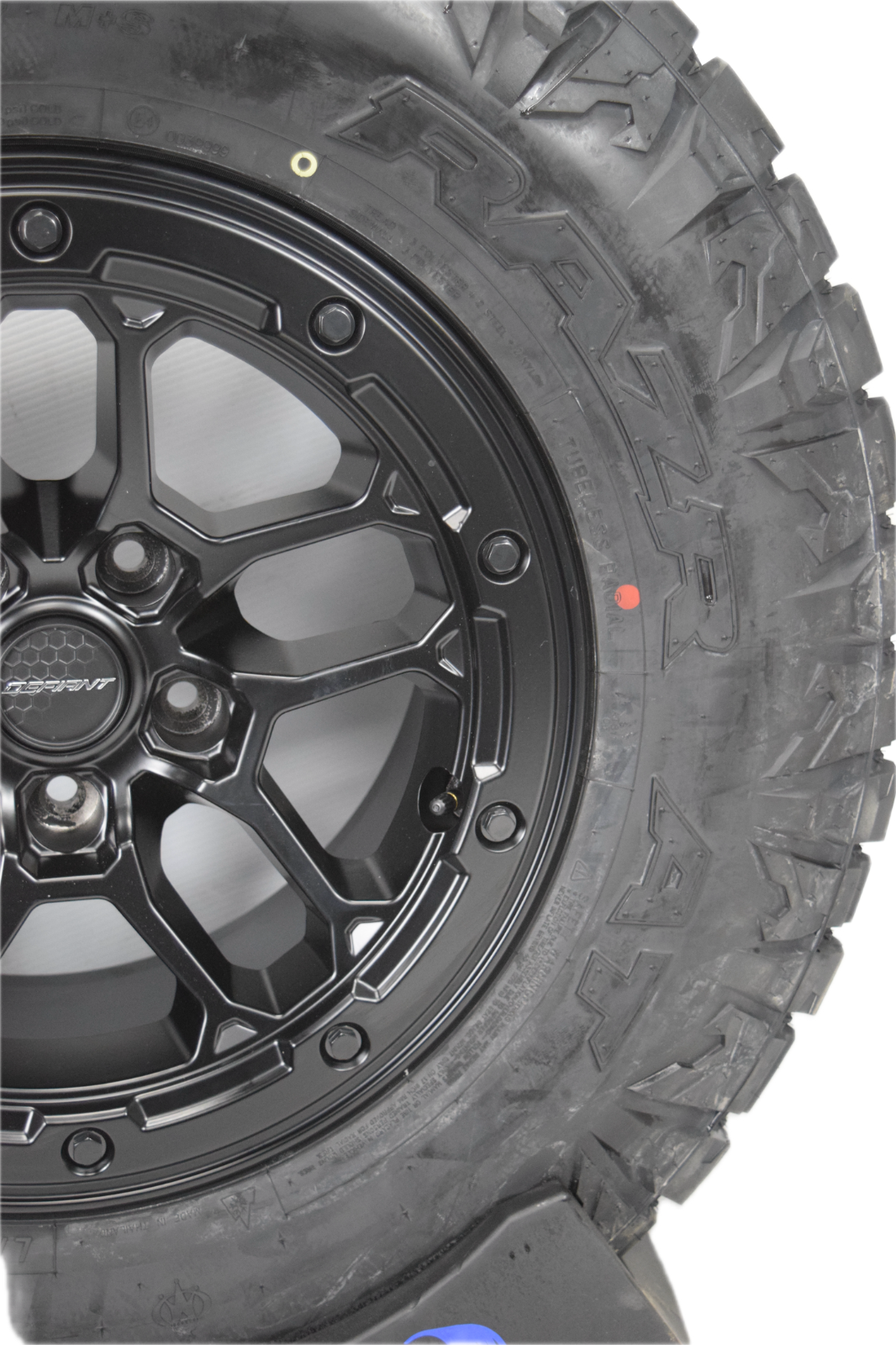 17" Jeep Wrangler Gladiator Black Wheels Rims Tires 2007-2025 33" SET OF 5
