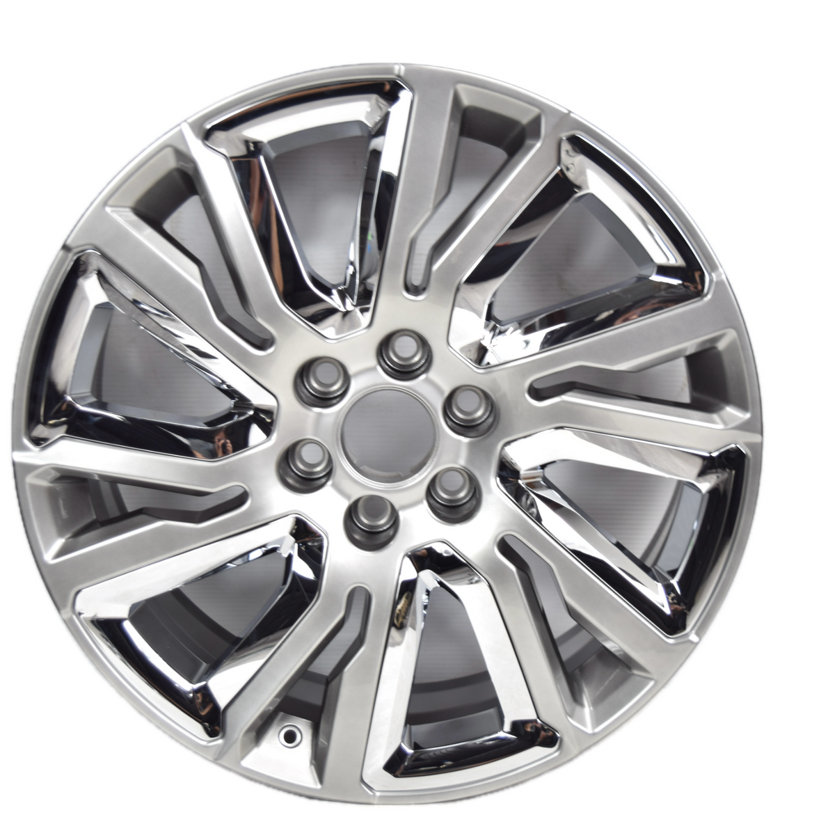 22" Cadillac Escalade Factory OEM Silver and Chrome Wheels Rims 23377419