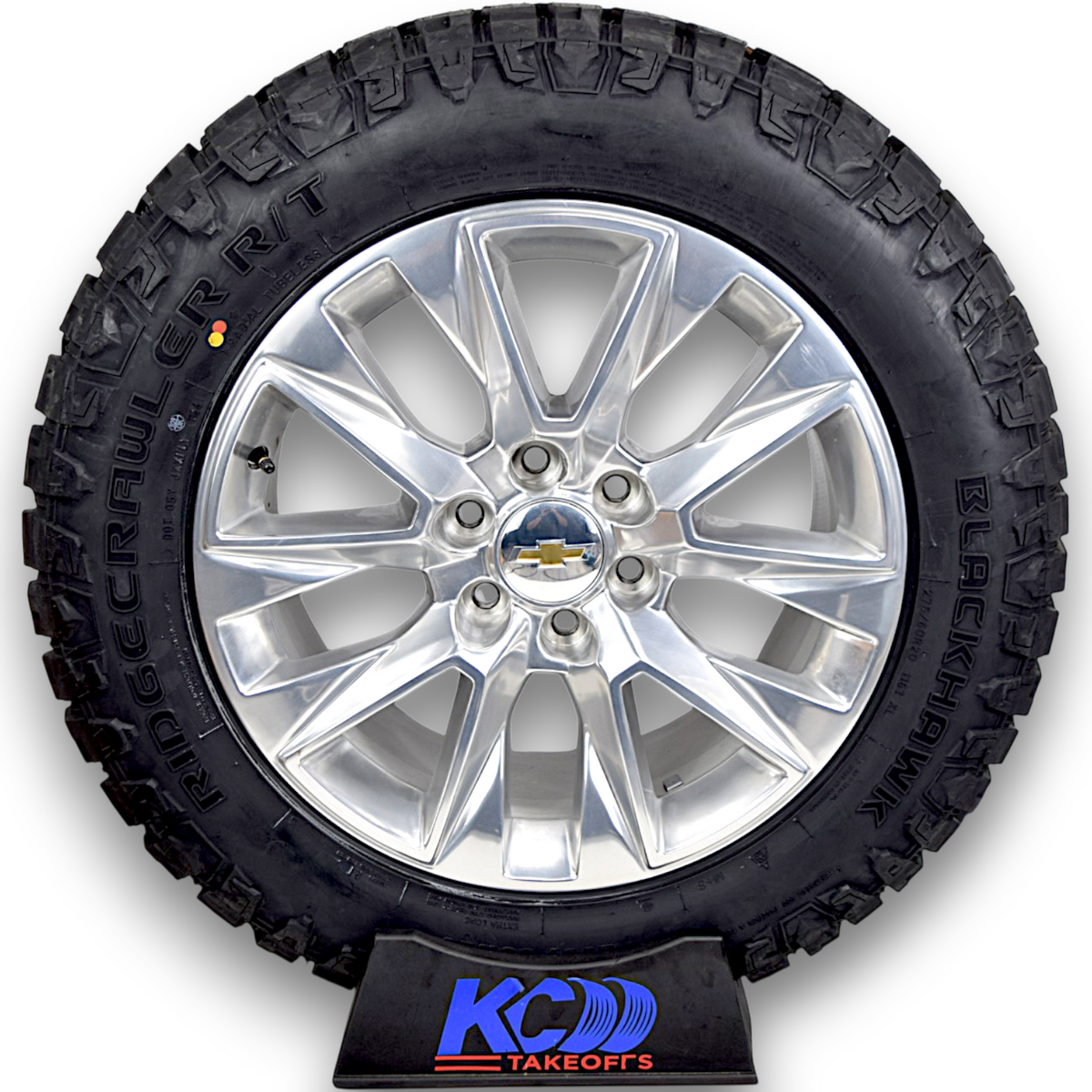 20" OEM Chevy Silverado Tahoe LTZ 5920 Polished Wheels Rims Tires Yukon Set 4 RT
