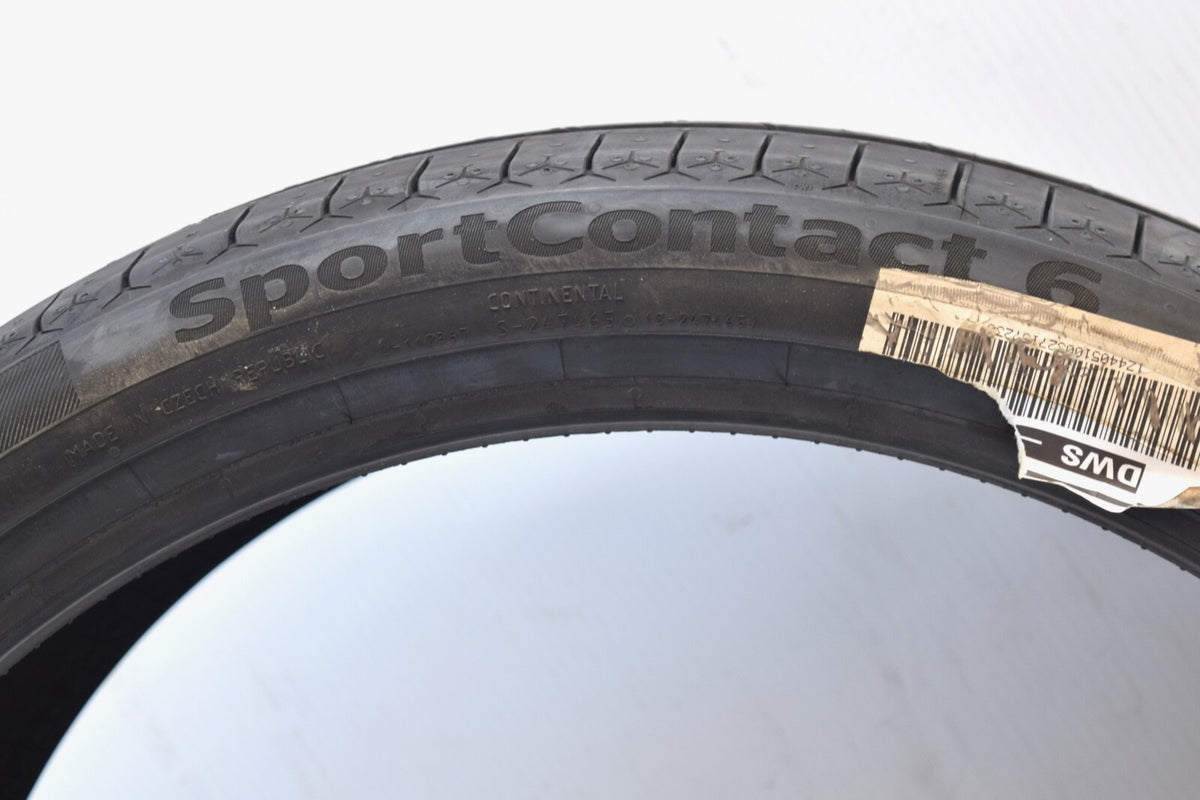 (1) 285/40ZR22 Continental SPORT CONTACT 6 (103Y)
