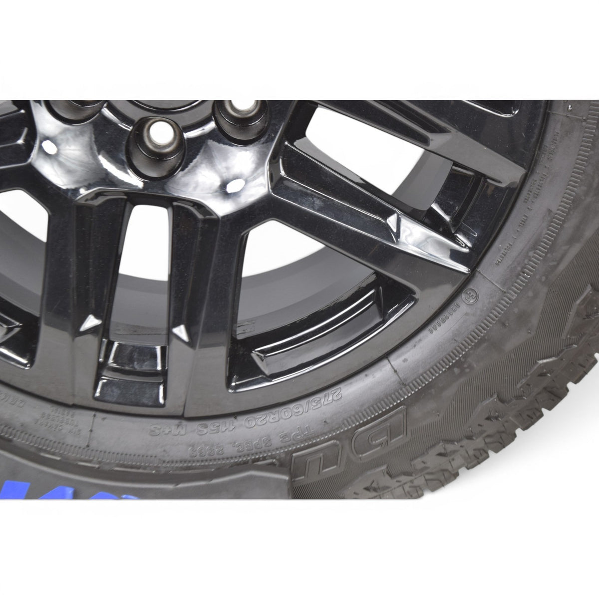 20" Chevy Silverado Tahoe Black OEM Trailboss Wheels Rims Tires Bridgestone 2026