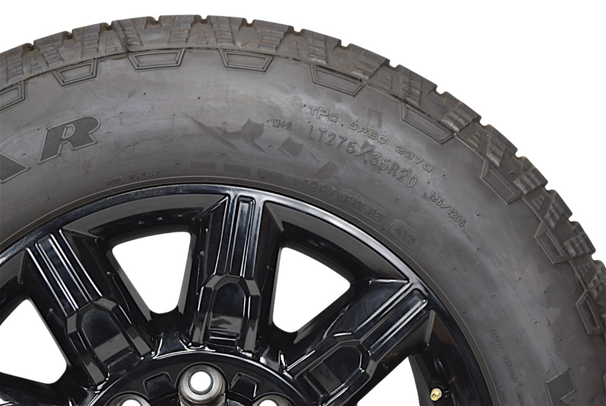 20" GMC Sierra AT4 Denali Chevy 2500 3500 HD Black OEM Wheels Tires Rims
