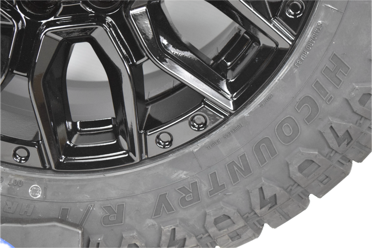 20" Chevy Silverado GMC Sierra Black 2500 3500 OEM wheels rims tires LT275/65R20