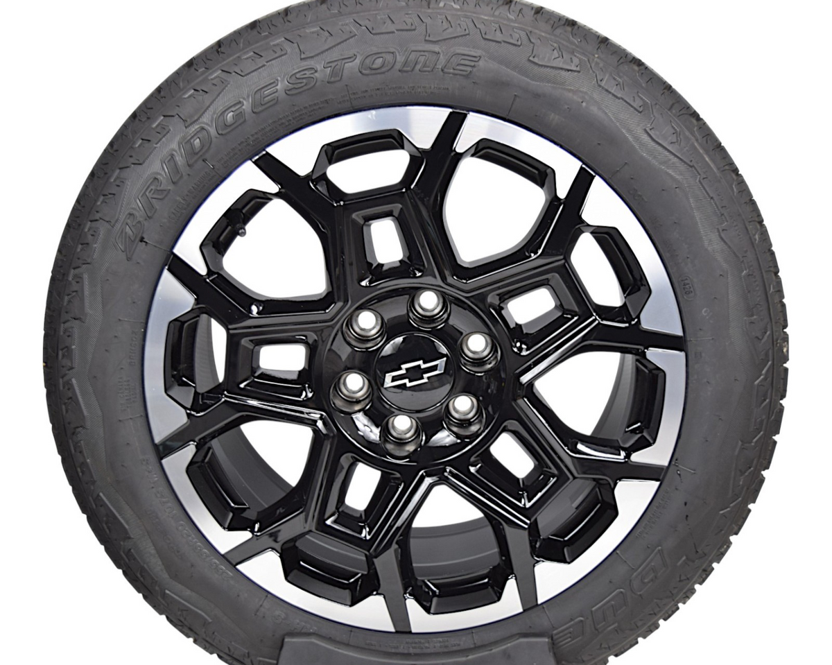 20” Chevy Colorado Black Machined Factory OEM Wheels Rims Tires 2023-2027