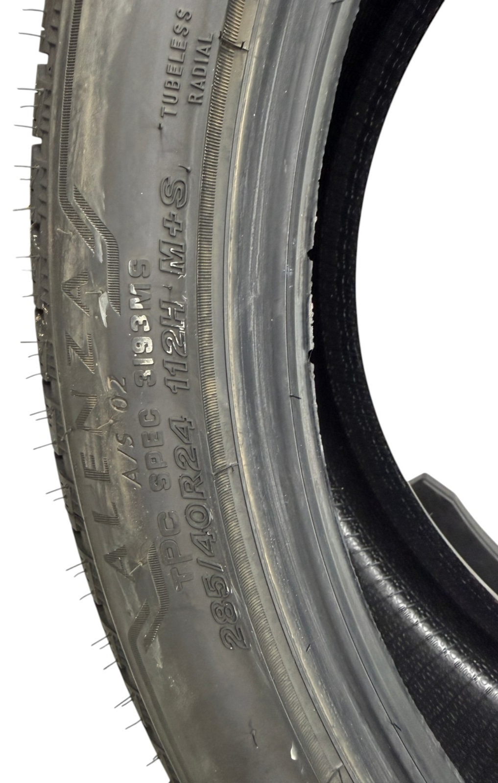 24" Set of 4 Bridgestone Alenza A/S 02 285/40R24 112V