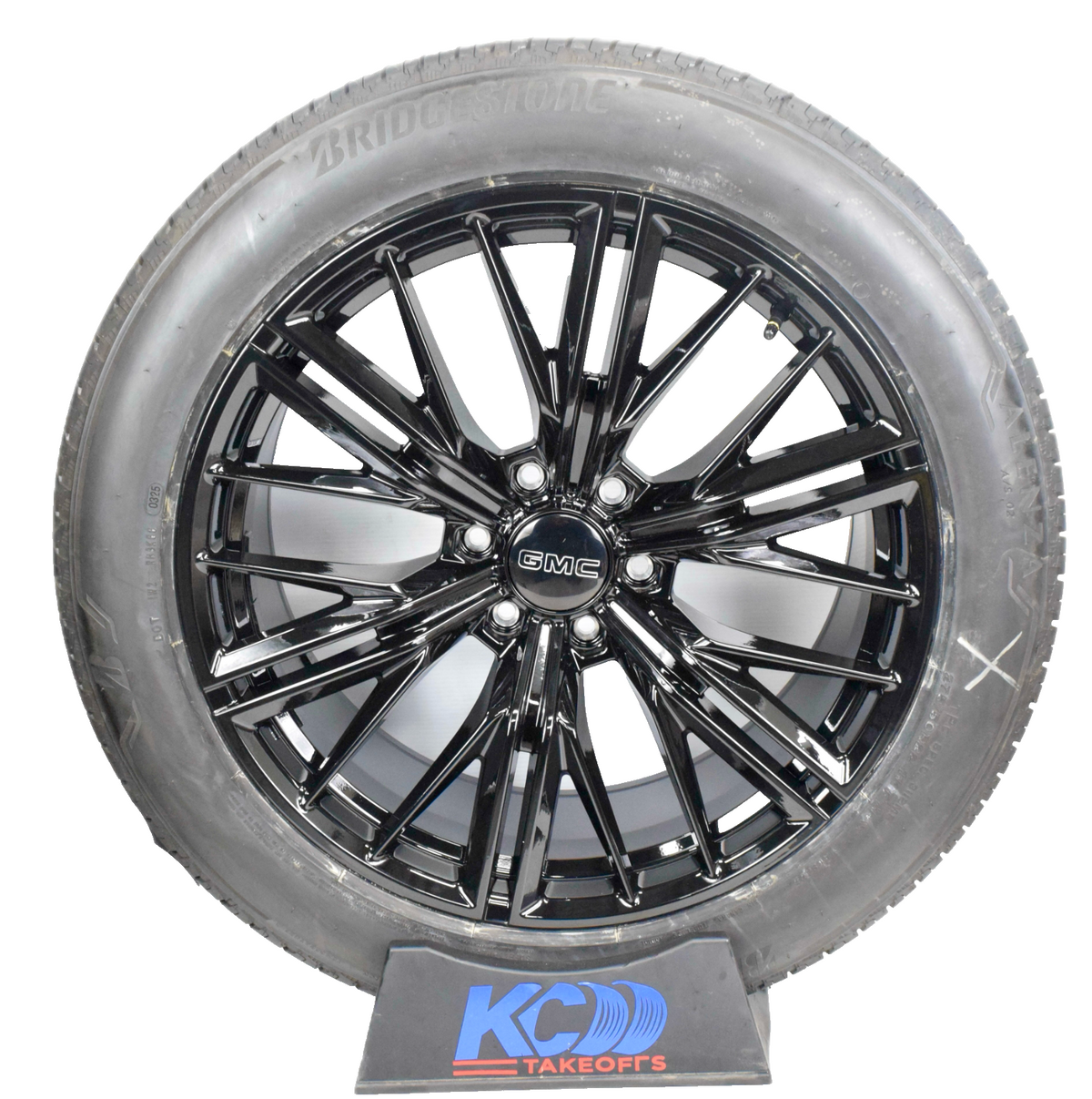 22" GMC Yukon ZL1 Style Replica Gloss Black Wheels Rims Tires W/TPMS