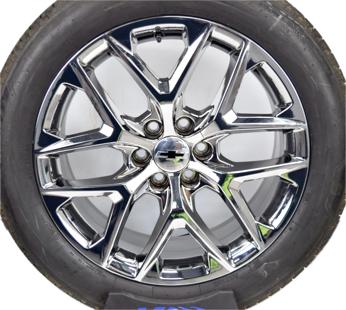 22" Chevy Silverado Tahoe Factory OEM Chrome  Snowflake Wheels Rims Tires 2025