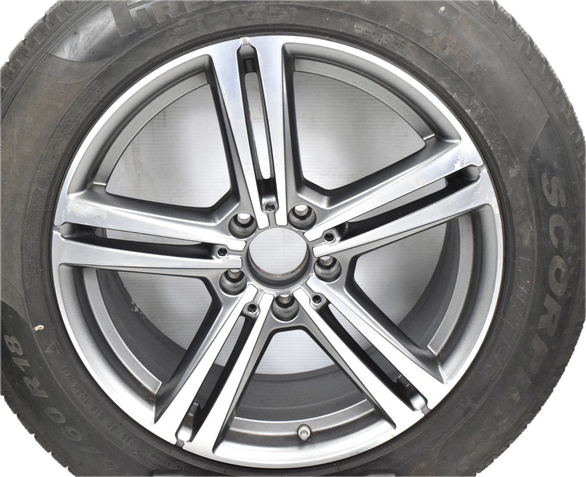 18" Mercedes Benz OEM  GLC C253 X253 A2534014500 wheels rims tires DOT2017
