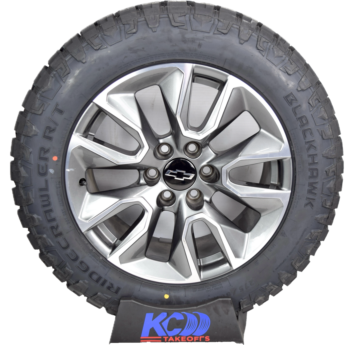 20" Chevy Silverado Tahoe Gunmetal RST  OEM wheels rims tire Blackhawk R/T