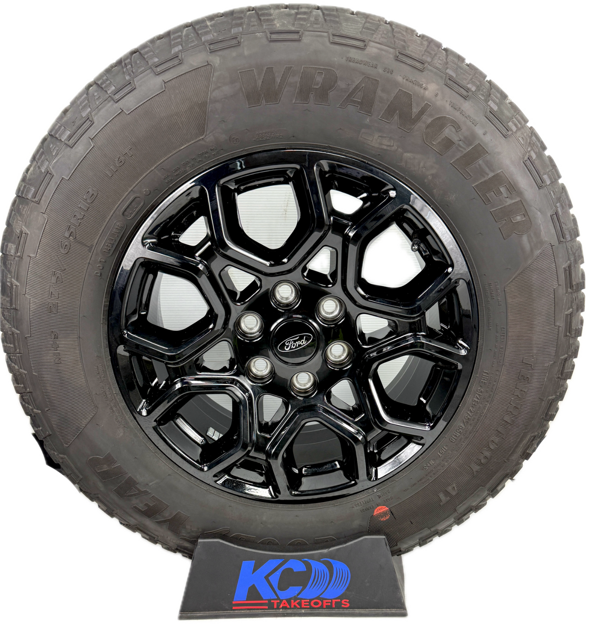 4 18" Ford F150 Black OEM Wheels Goodyear  275/65R18 Wheels Tires Rims 2024