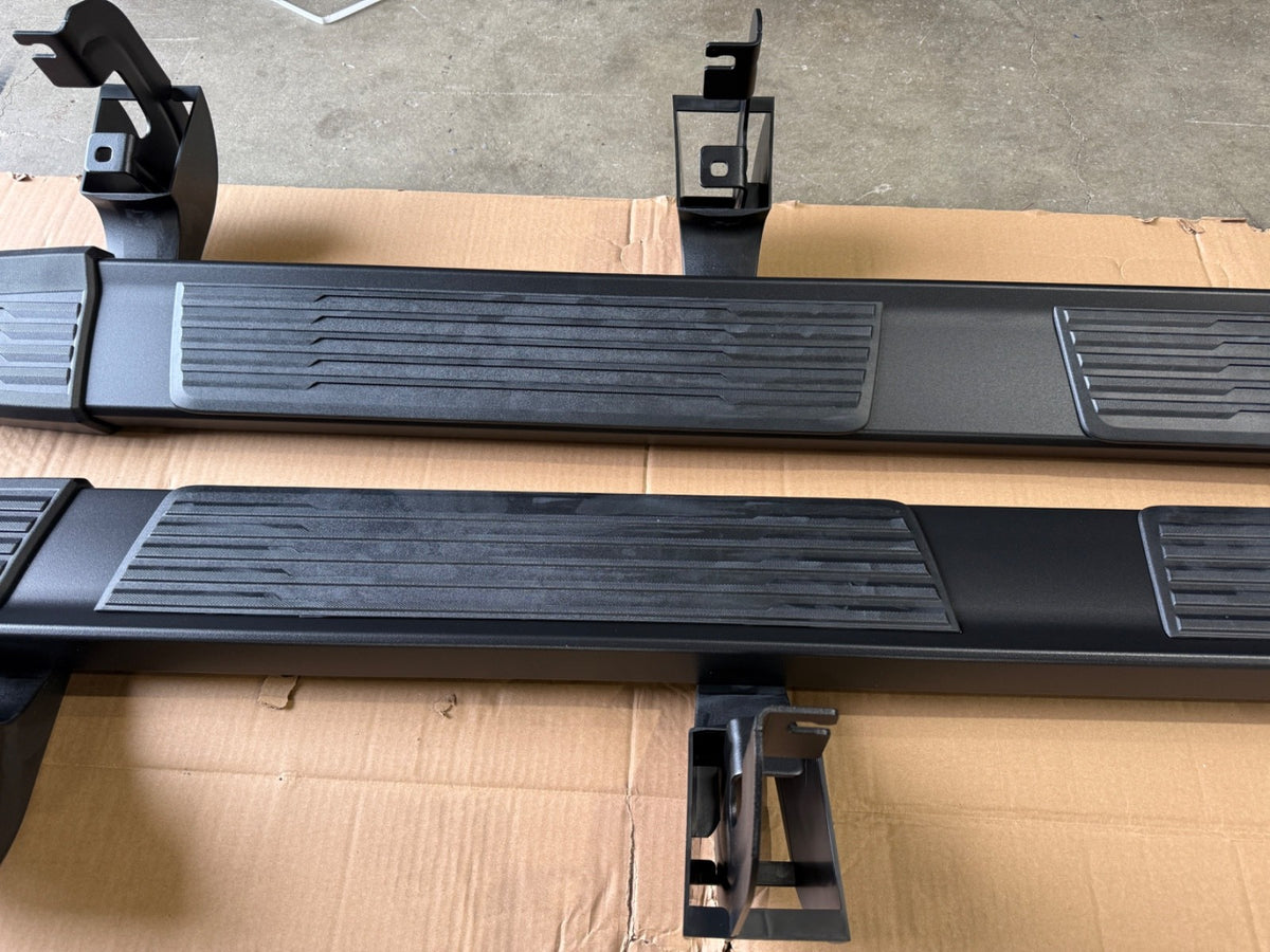NEW GM 6" Rectangular Black Side Step Bars 86574747 Silverado 1500 EXT Cab 19-25