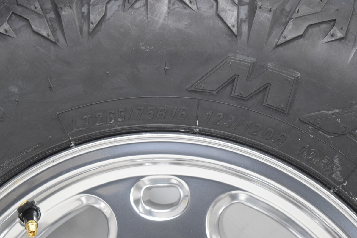16" Chevy Silverado Suburban GMC Sierra Polished 8x165 Wheels Rims Tires