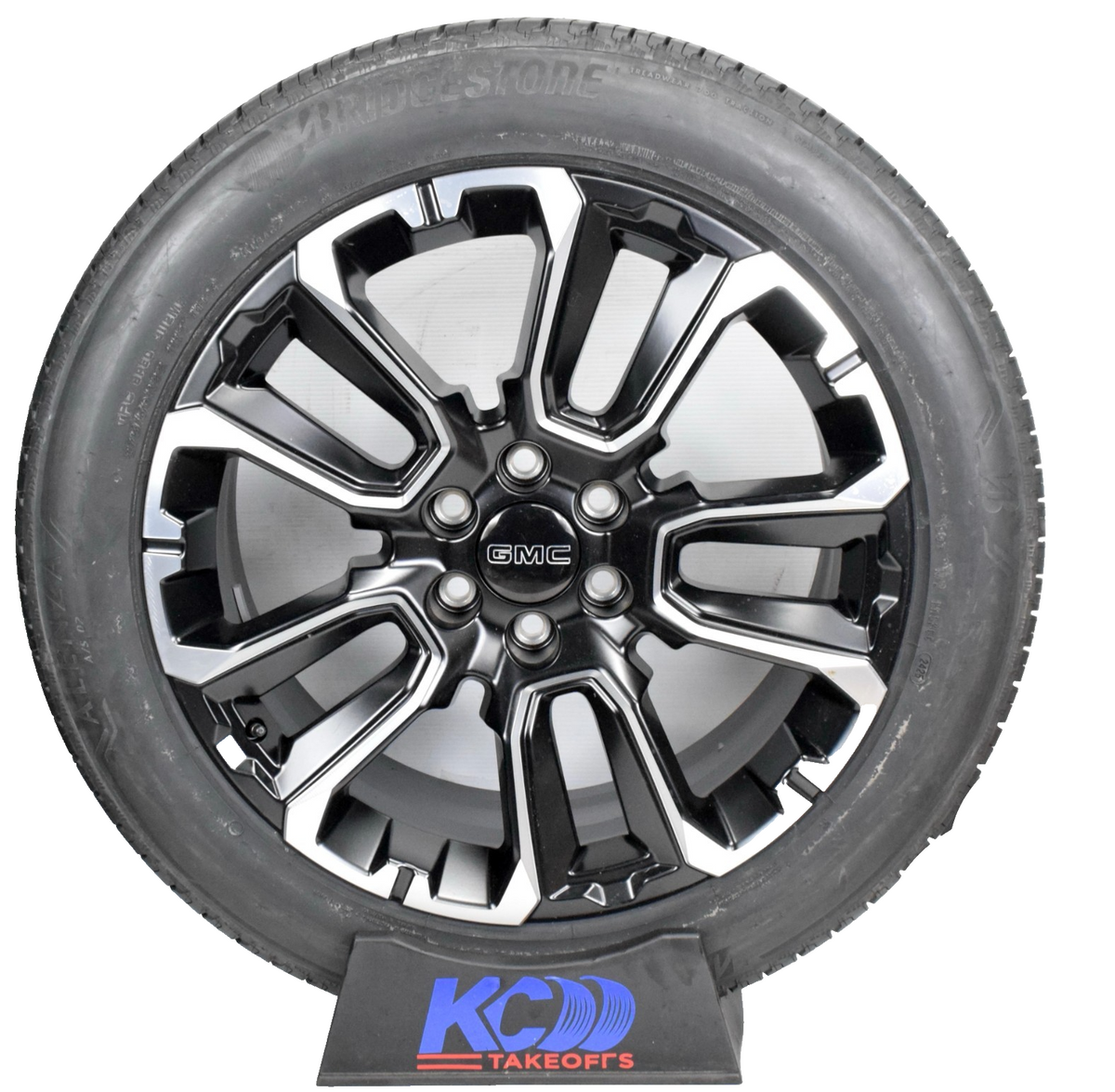 22" GMC Yukon Sierra Black Milled OEM Wheels Rims Tires 84624178