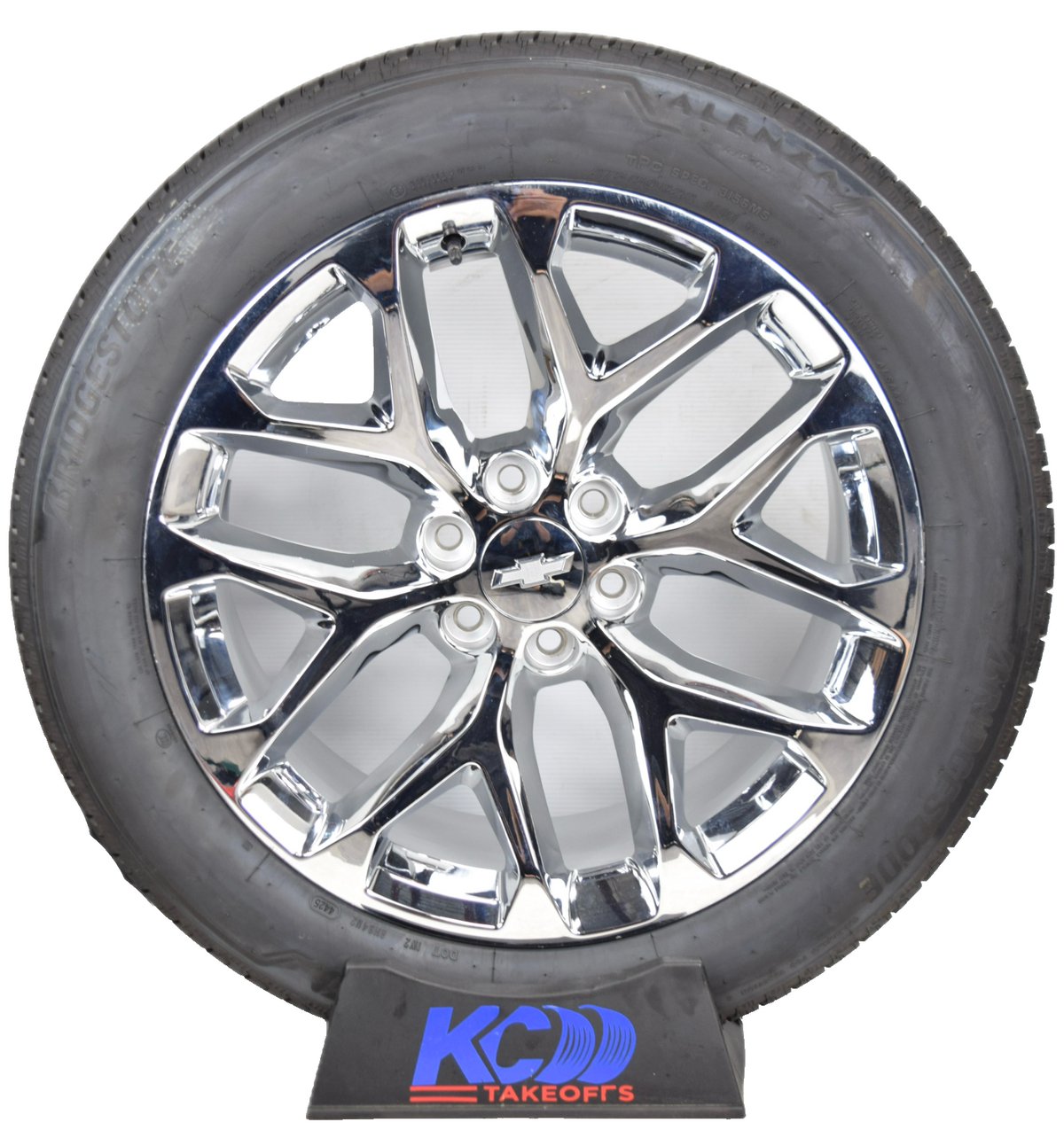 22" Chevy Silverado Tahoe Factory OEM Chrome  Snowflake Wheels Rims Tires 9948