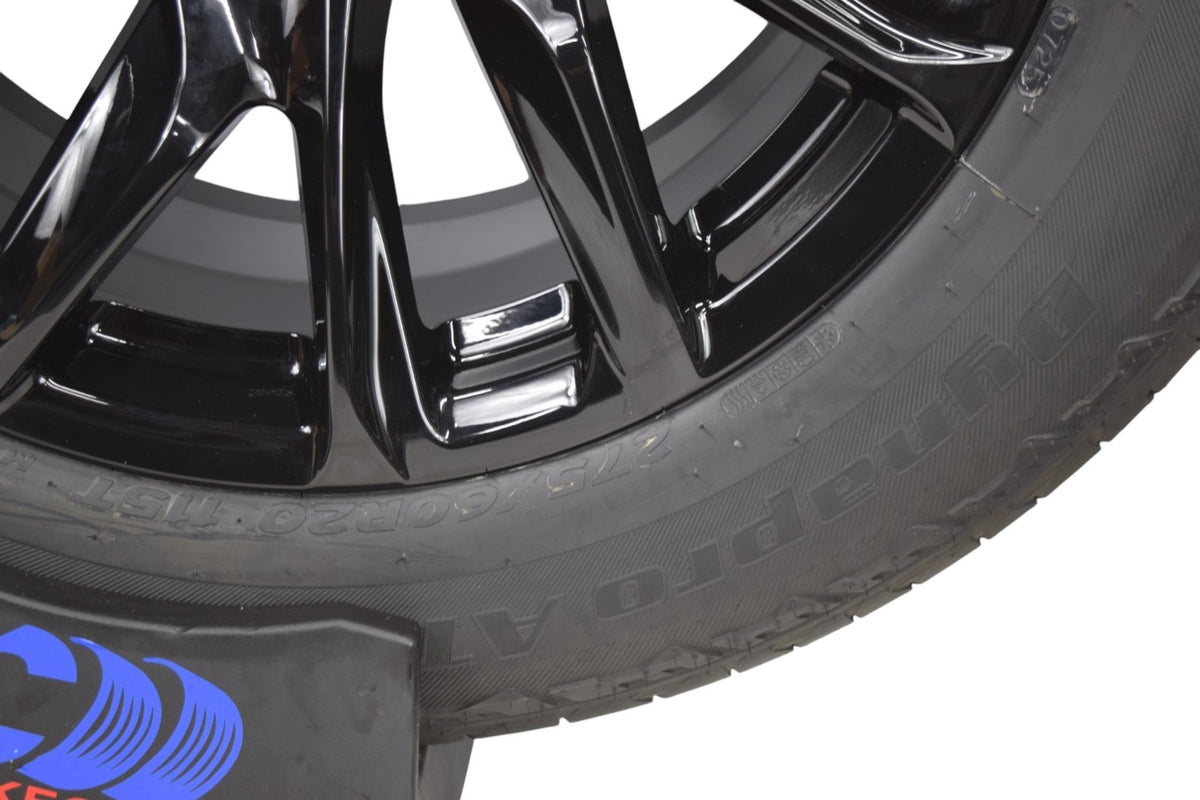20" GMC Sierra Yukon Replica Wheels & Hankook Tires Gloss Black 6x139.7 Set of 4