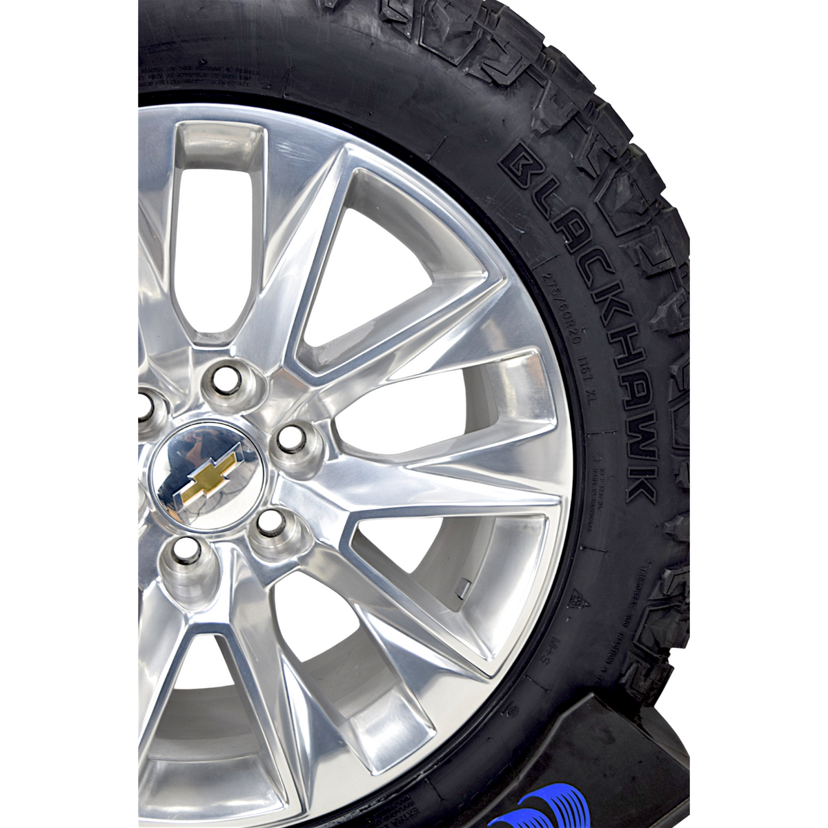 20" OEM Chevy Silverado Tahoe LTZ 5920 Polished Wheels Rims Tires Yukon Set 4 RT