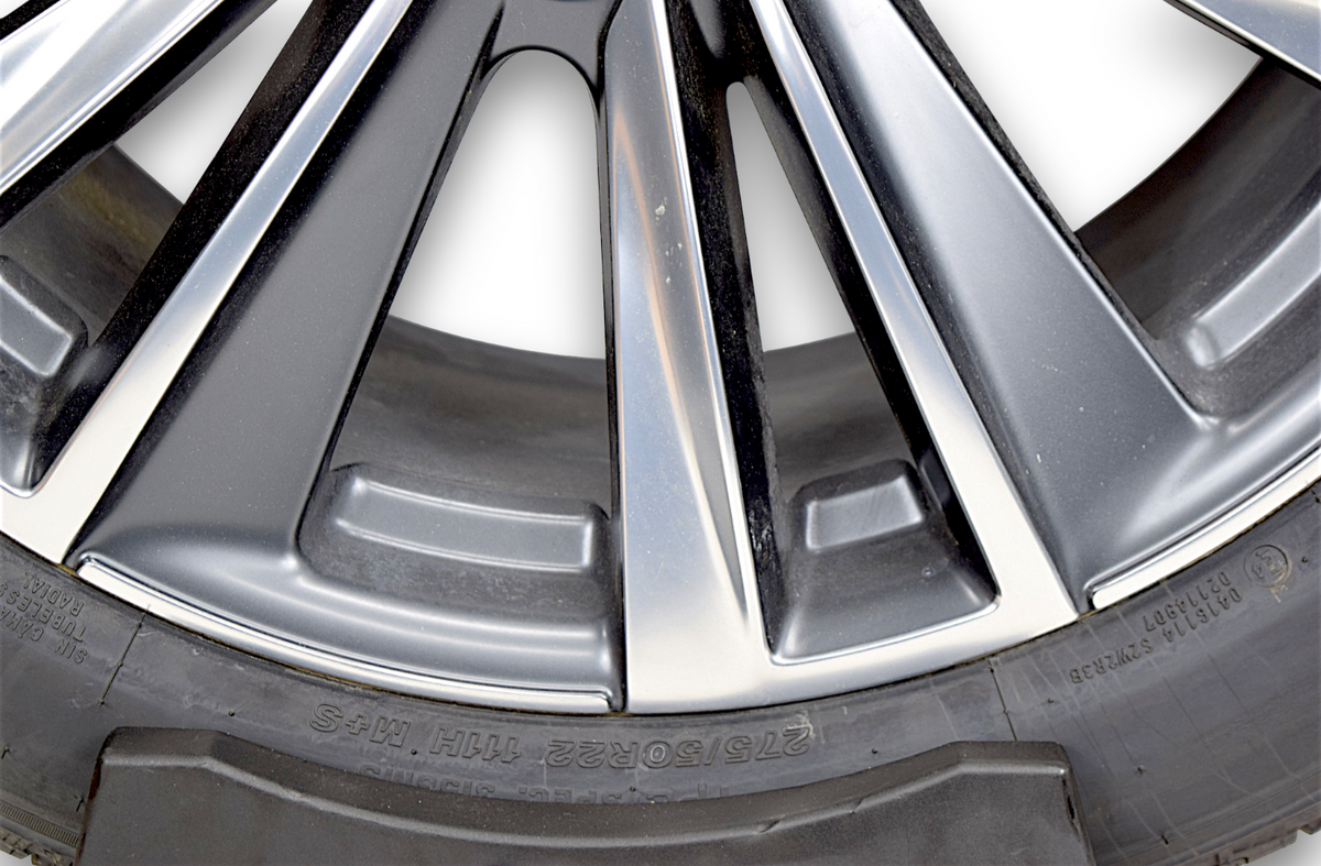 22" Cadillac Escalade Platinum OEM Wheels Rims Tires Grey Polished 275/50R22
