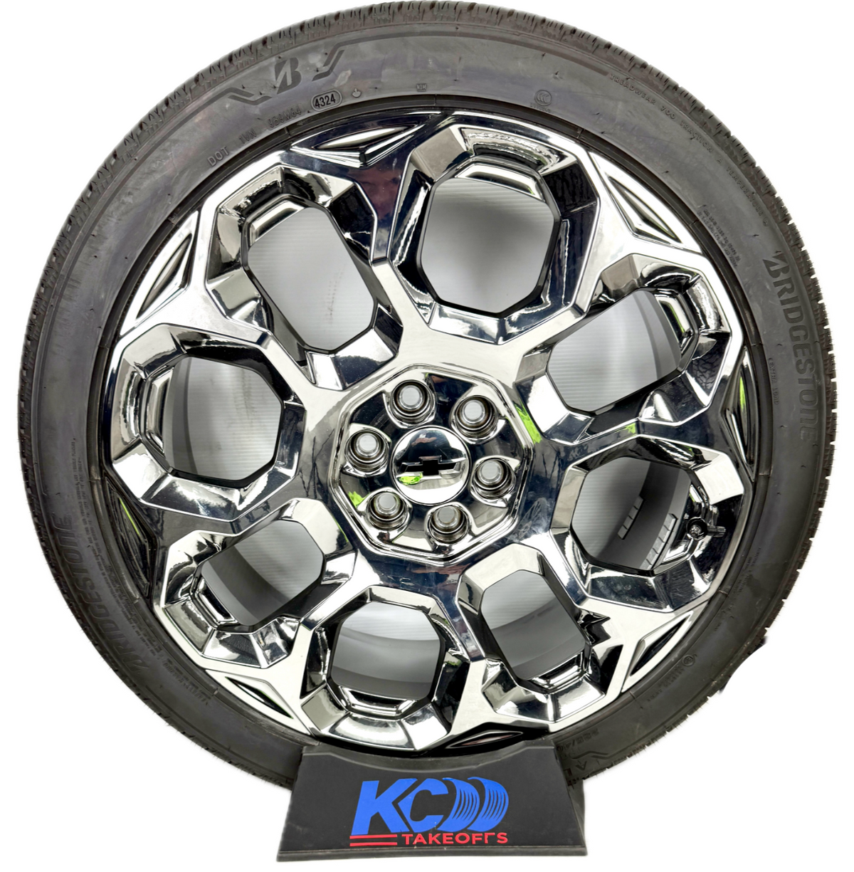 24" Chevy GMC Yukon Sierra Tahoe Cadillac Escalade Chrome OEM wheels rims tires