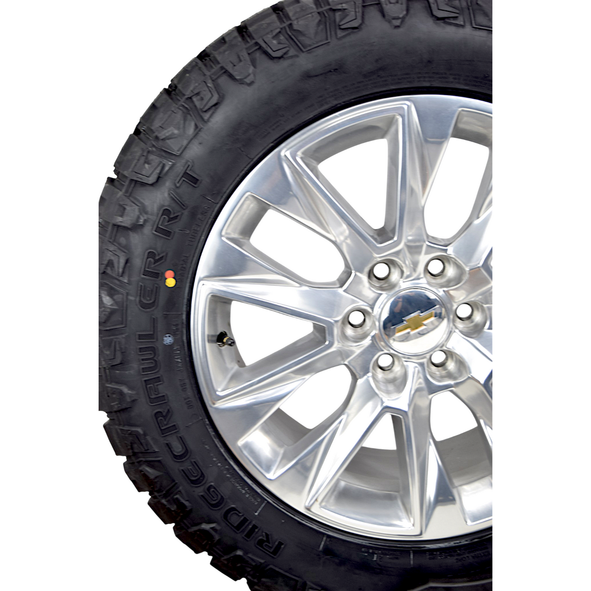 20" OEM Chevy Silverado Tahoe LTZ 5920 Polished Wheels Rims Tires Yukon Set 4 RT