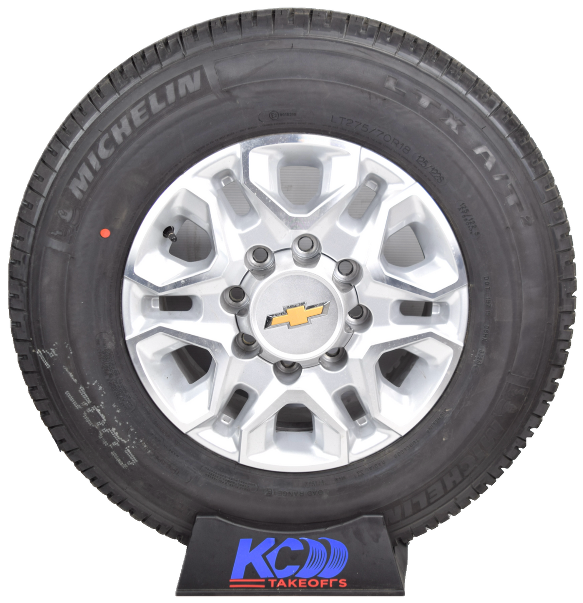 18" Chevy Silverado 2500 3500 OEM 5959 wheels rims MICHELIN LTX A/T2 NEW