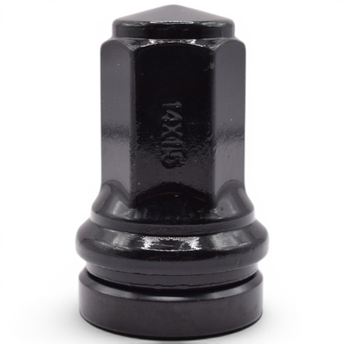 32pc M14x1.5 Black Lug Nuts 21mm Hex for 2015+ Ford F250 F350 F450 Super Duty