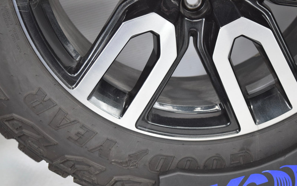 20" GMC Sierra Yukon AT4 Black/Machined Chevy Silverado OEM wheels rims tires