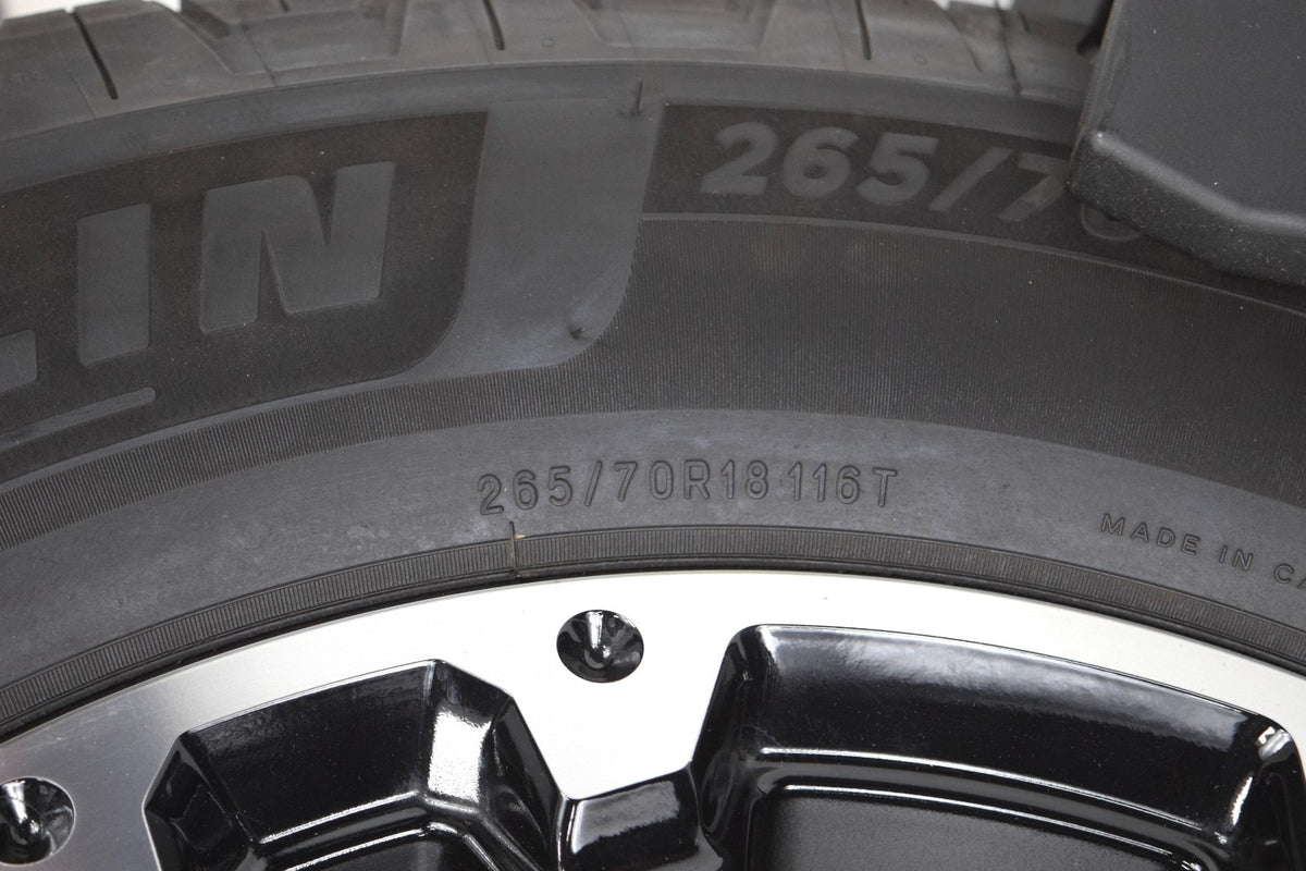 18" Tundra Platinum Toyota Sequoia OEM Black Wheels Tires Limited 265/70R18