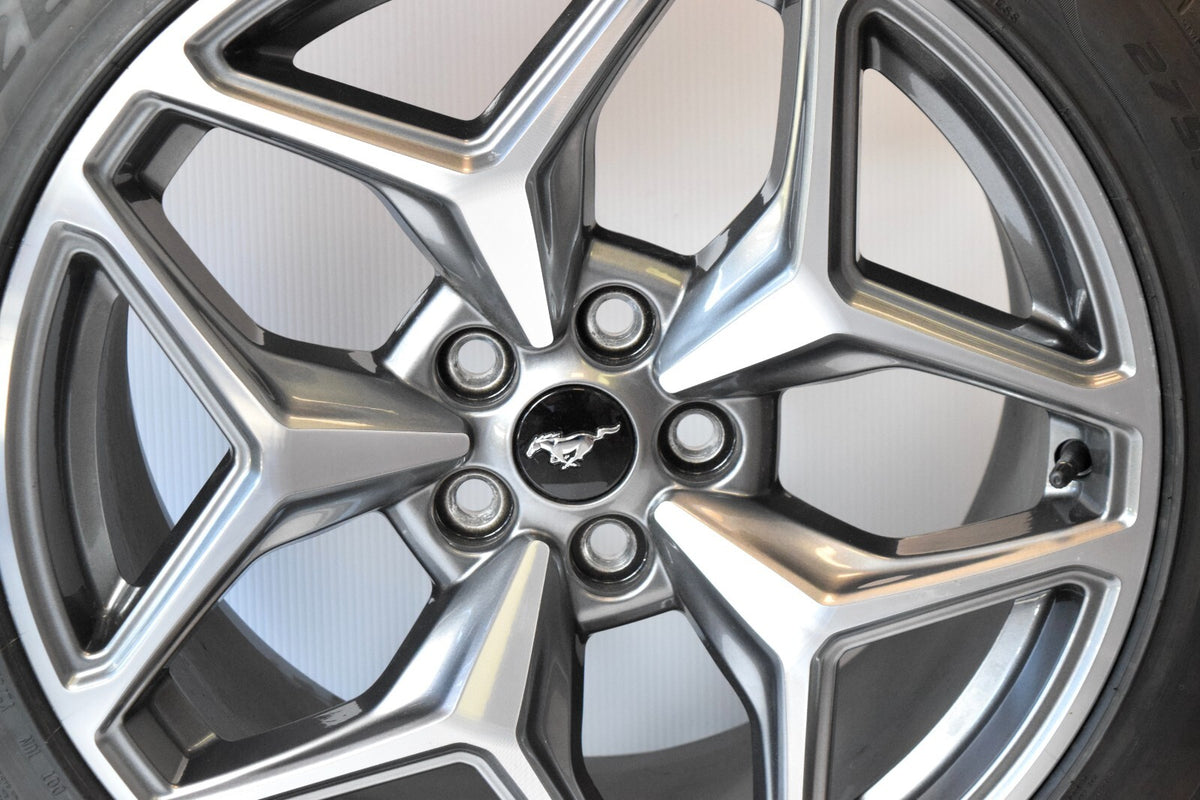 19" NEW TAKEOFFS Ford Mustang Staggered Factory OEM Gray Wheels Rims Tires