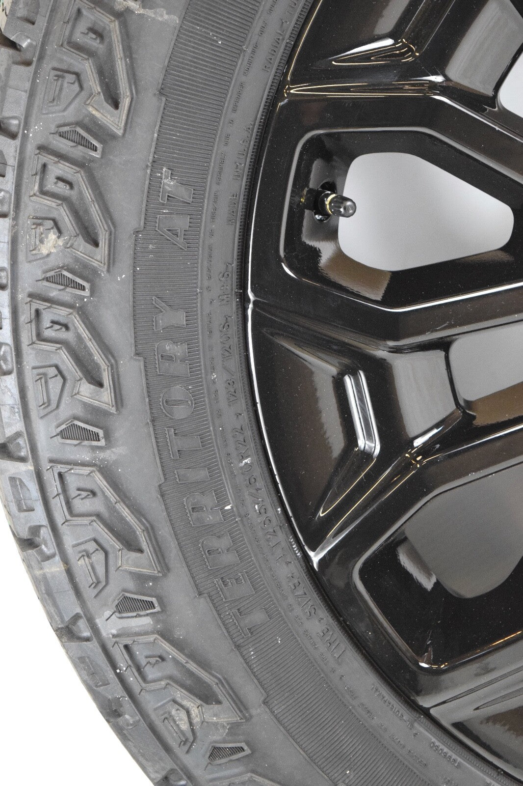 22" REPLICA Gloss Black Chevy Silverado HD 2500 3500 Wheels Rims Goodyear