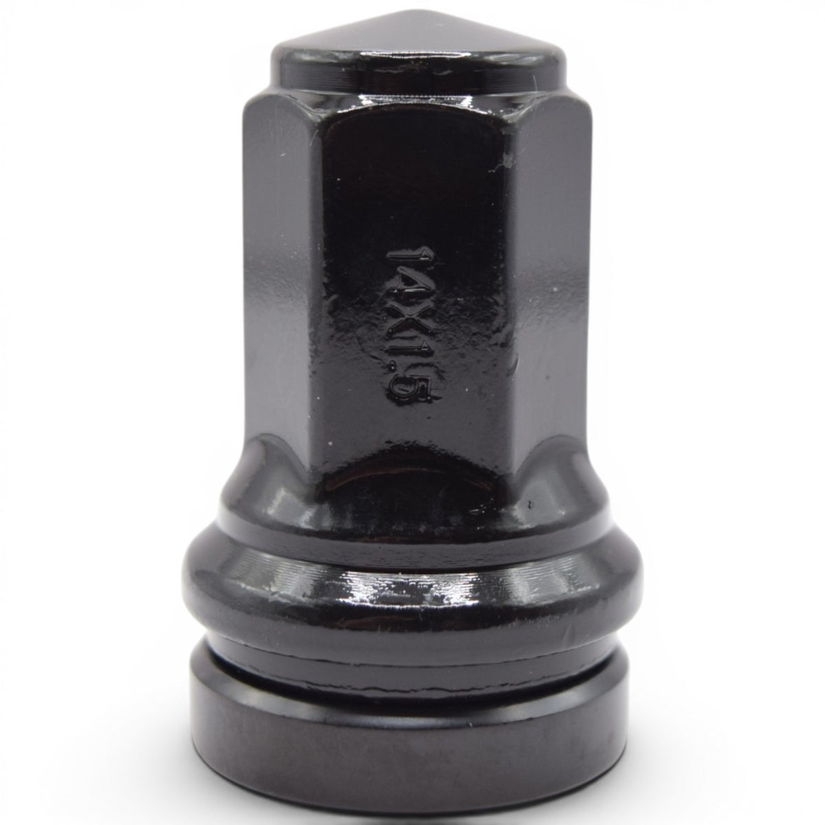 32pc M14x1.5 Black Lug Nuts 21mm Hex for 2015+ Ford F250 F350 F450 Super Duty