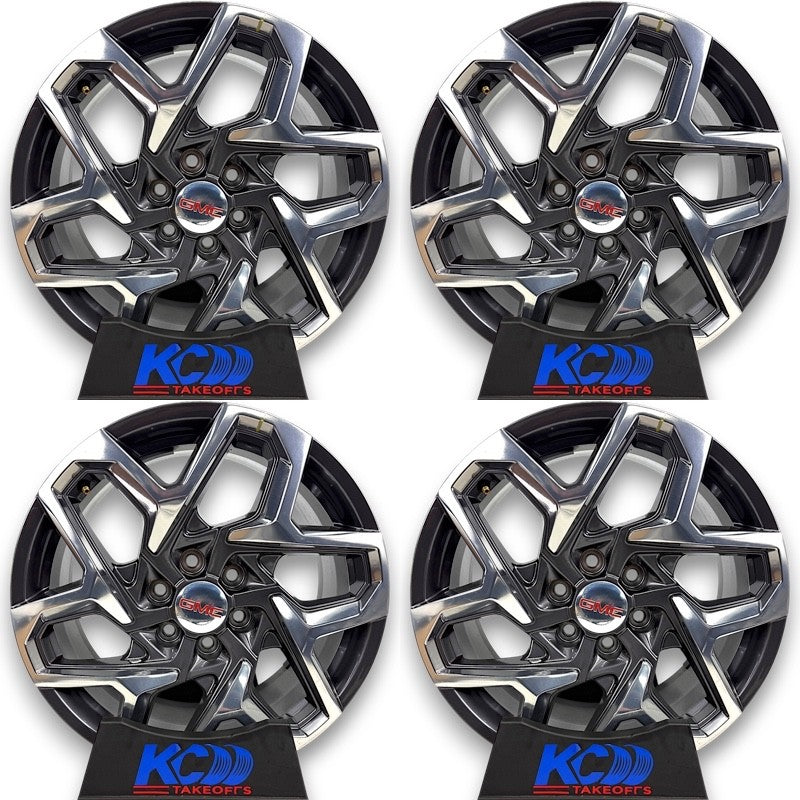 20" GMC Sierra Yukon AT4 Grey Machined OEM Wheels Rims