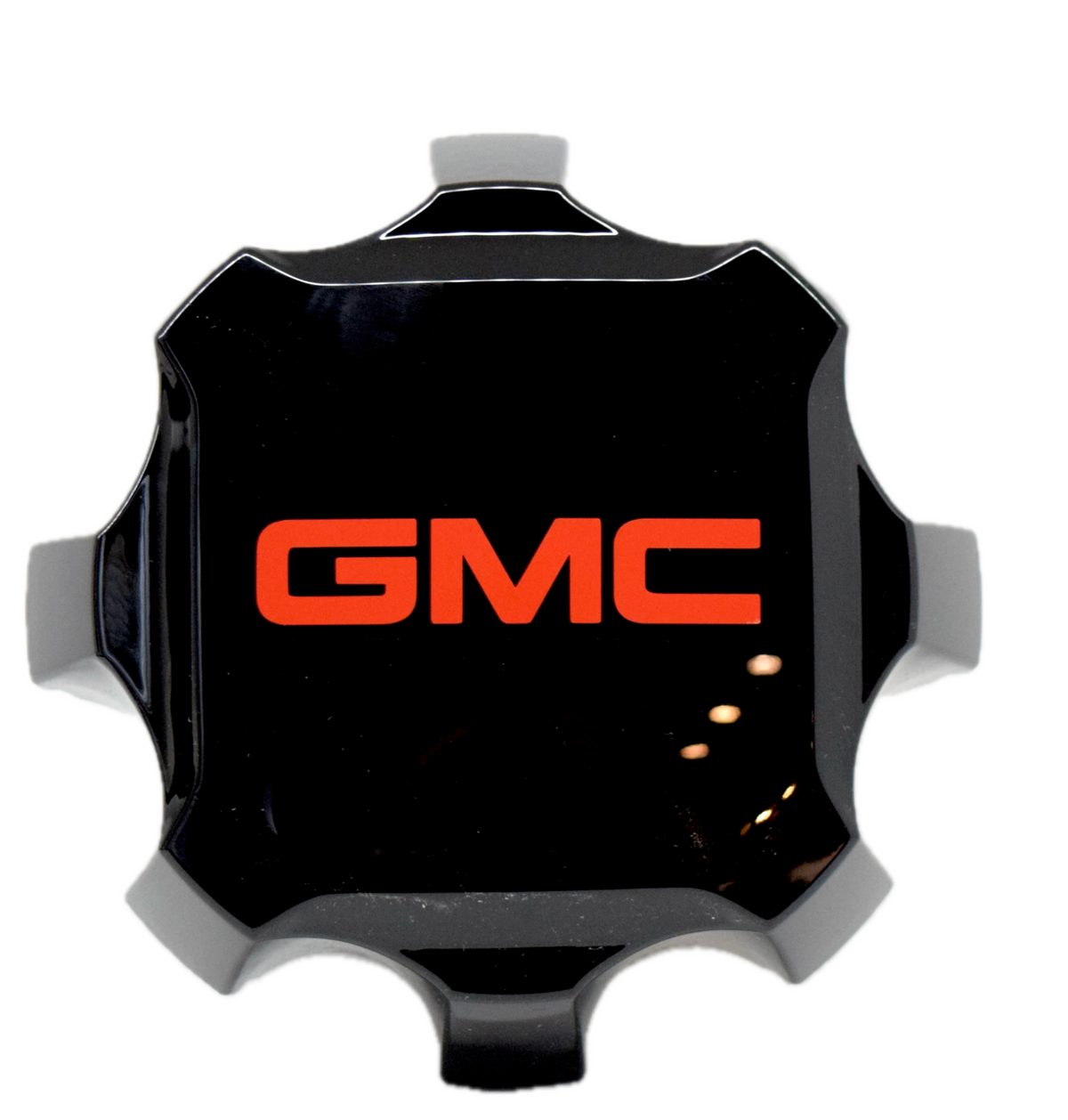 4 New GMC Sierra 2500 3500 Center Caps Black with GMC Vinyl logo